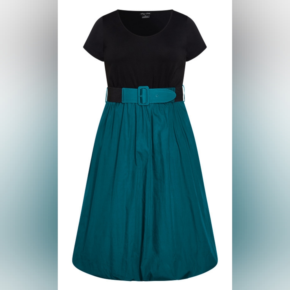 City chic Paris Days Dress - Teal - Picture 12 of 16